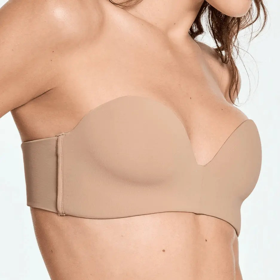 Boost Lift Up Strapless Bra Fawn - WearPear